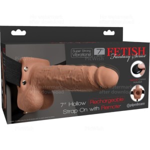 СЕРИЯ FETISH FANTASY - РЕГУЛИРУЕМЫЙ РЕГУЛЯТОР РЕАЛИСТИЧЕСКИЙ ПЕНИС С ШАРИКАМИ, АККУМУЛЯТОРНЫЙ И ВИБРАТОР 17,8 СМ